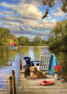 Cobble Hill Puzzles 1000 Pieces Dog Day Afternoon