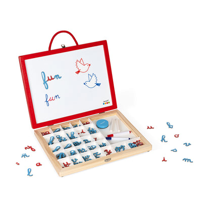 Janod Essentiel - 4-In-1 Cursive Letters Suitcase