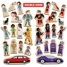 Yellow Door Superhero Wooden Characters