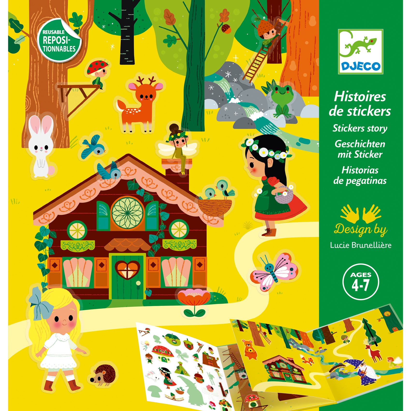 Djeco Sticker Story The Magical Forest