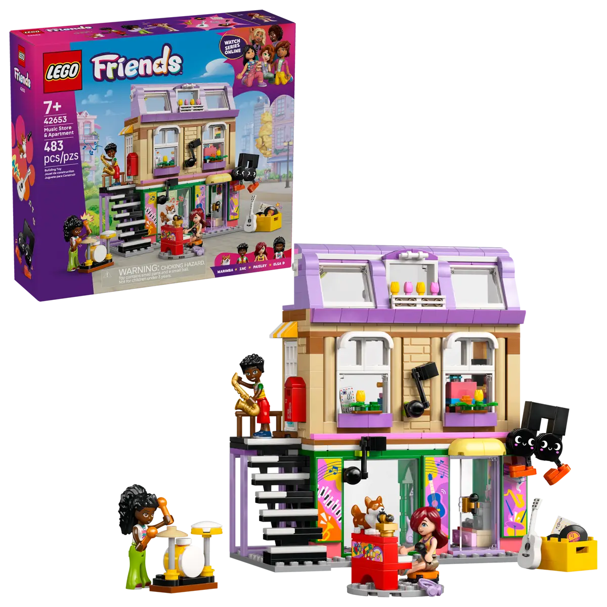 Lego Friends 42653 Music Store & Apartment