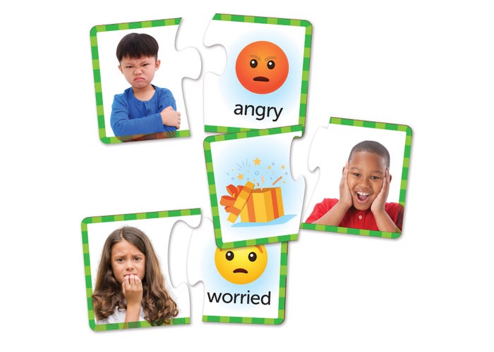 Learning Resources Feelings & Emotions Puzzle Cards