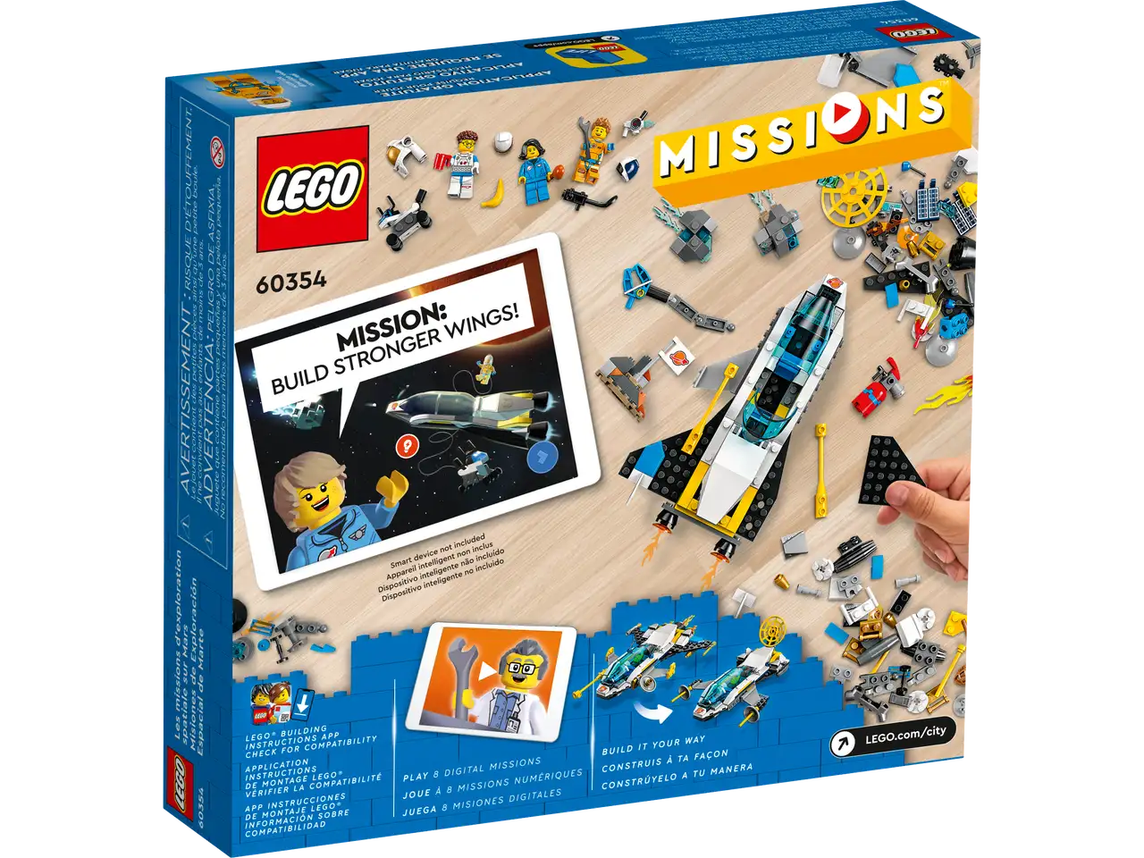 Lego City 60354 Mars Spacecraft Exploration Missions (D)