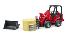 Bruder Schaffer Compact Loader 2034 W/Bale Gripper