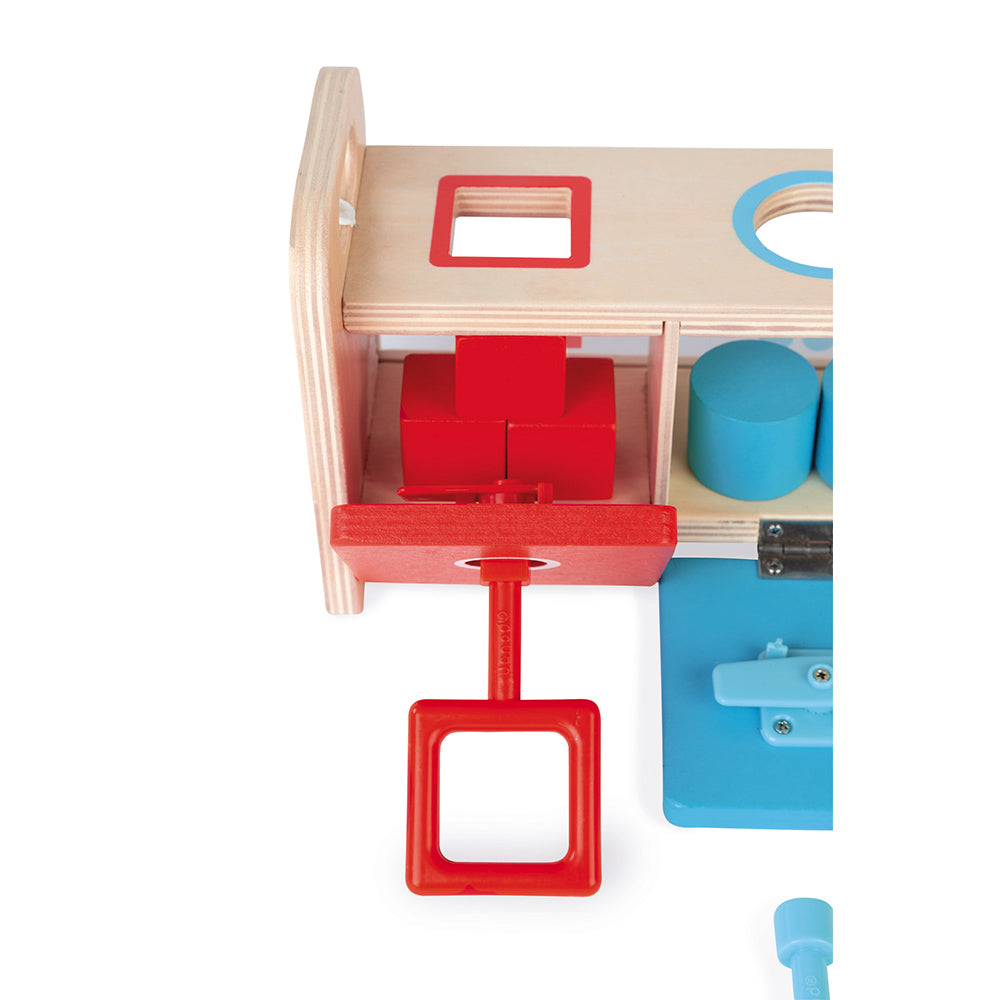 Janod Shape Sorter Box with Keys