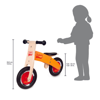 Janod 1st Orange/Red Little Bikloon Balance Bike