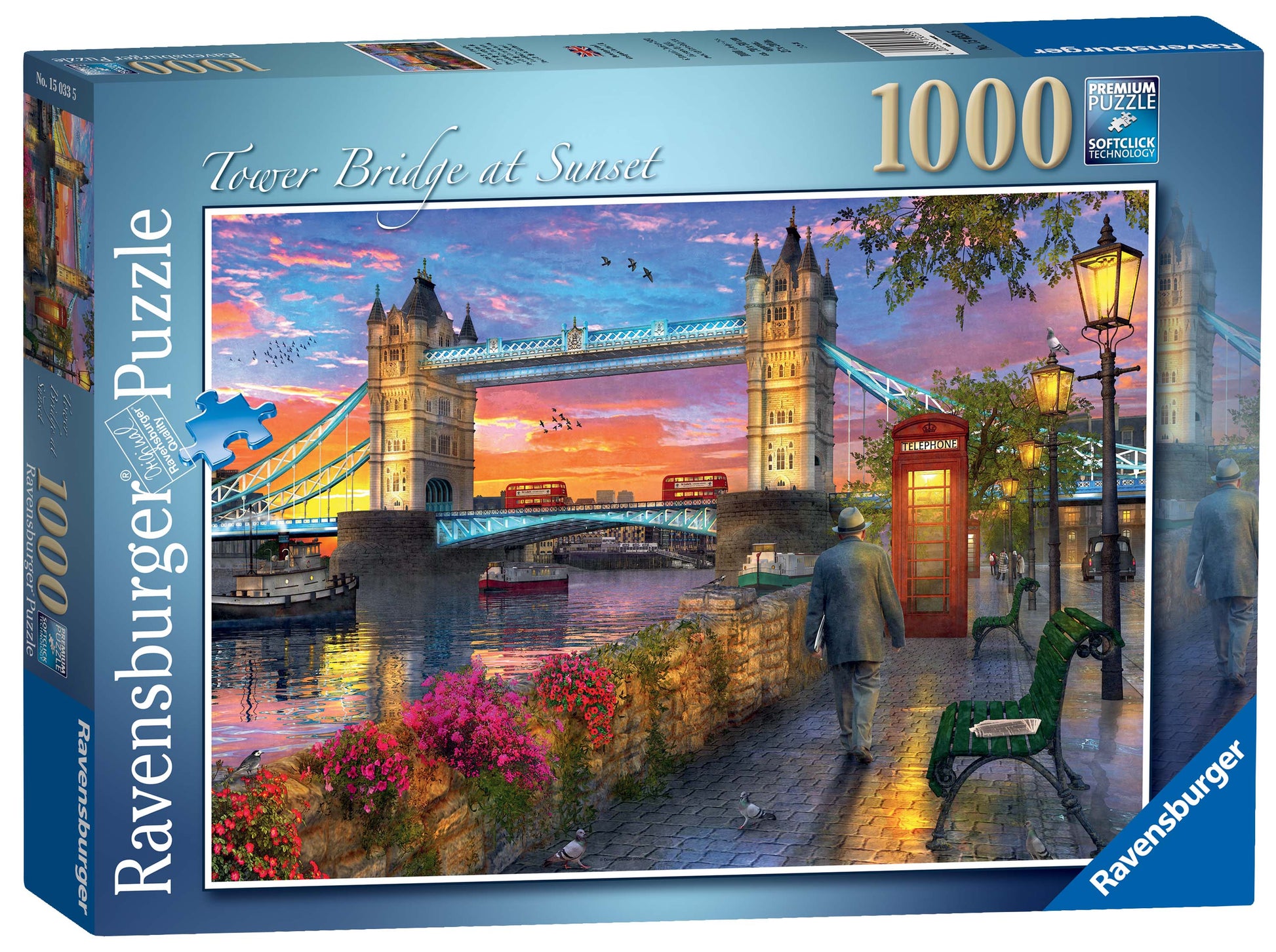 Ravensburger Tower Bridge at Sunset 1000pc Jigsaw Puzzle