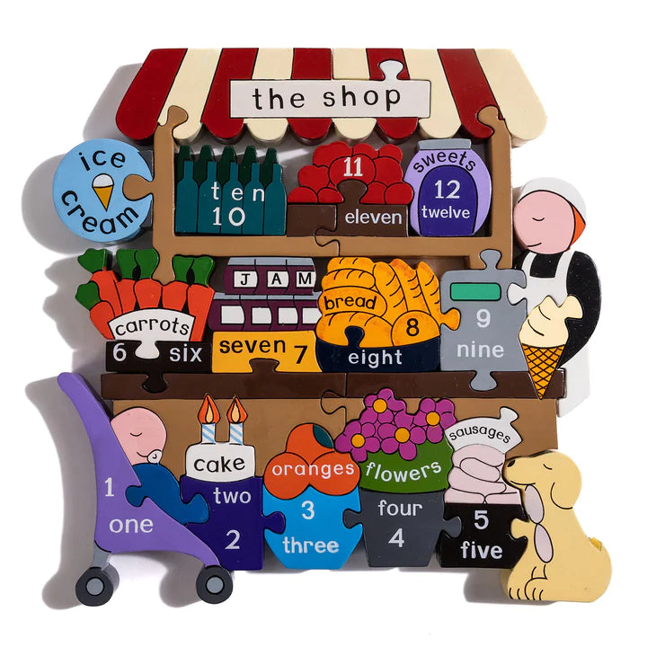 Alphabet Jigsaws The Shop Jigsaw Puzzle