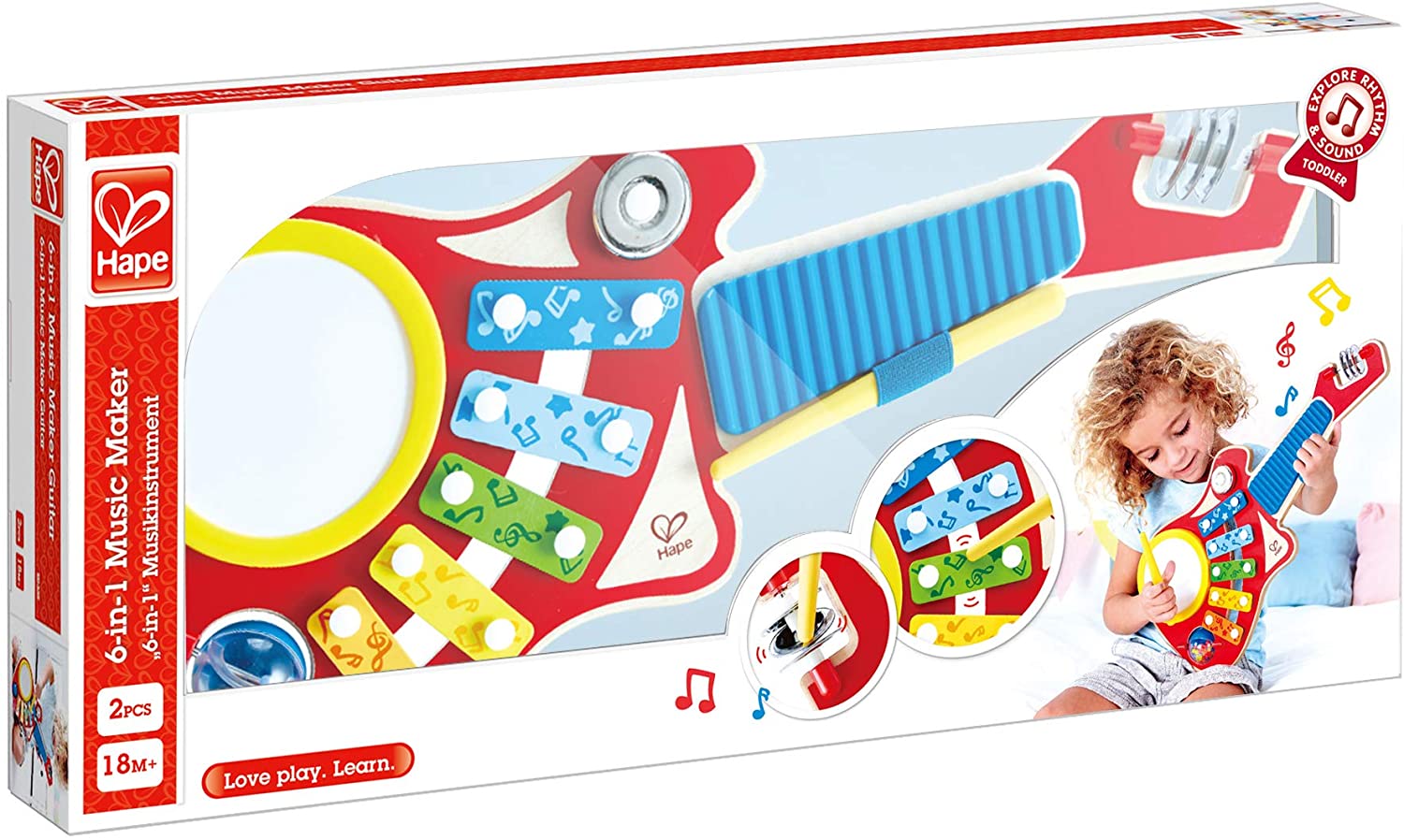 Hape 6-in-1 Guitar Band (D)