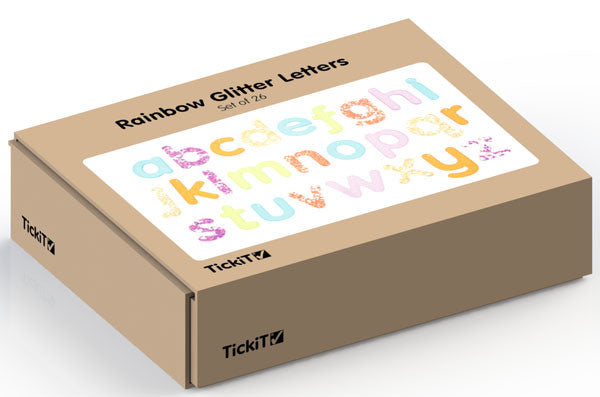 TickiT Rainbow Glitter Letters