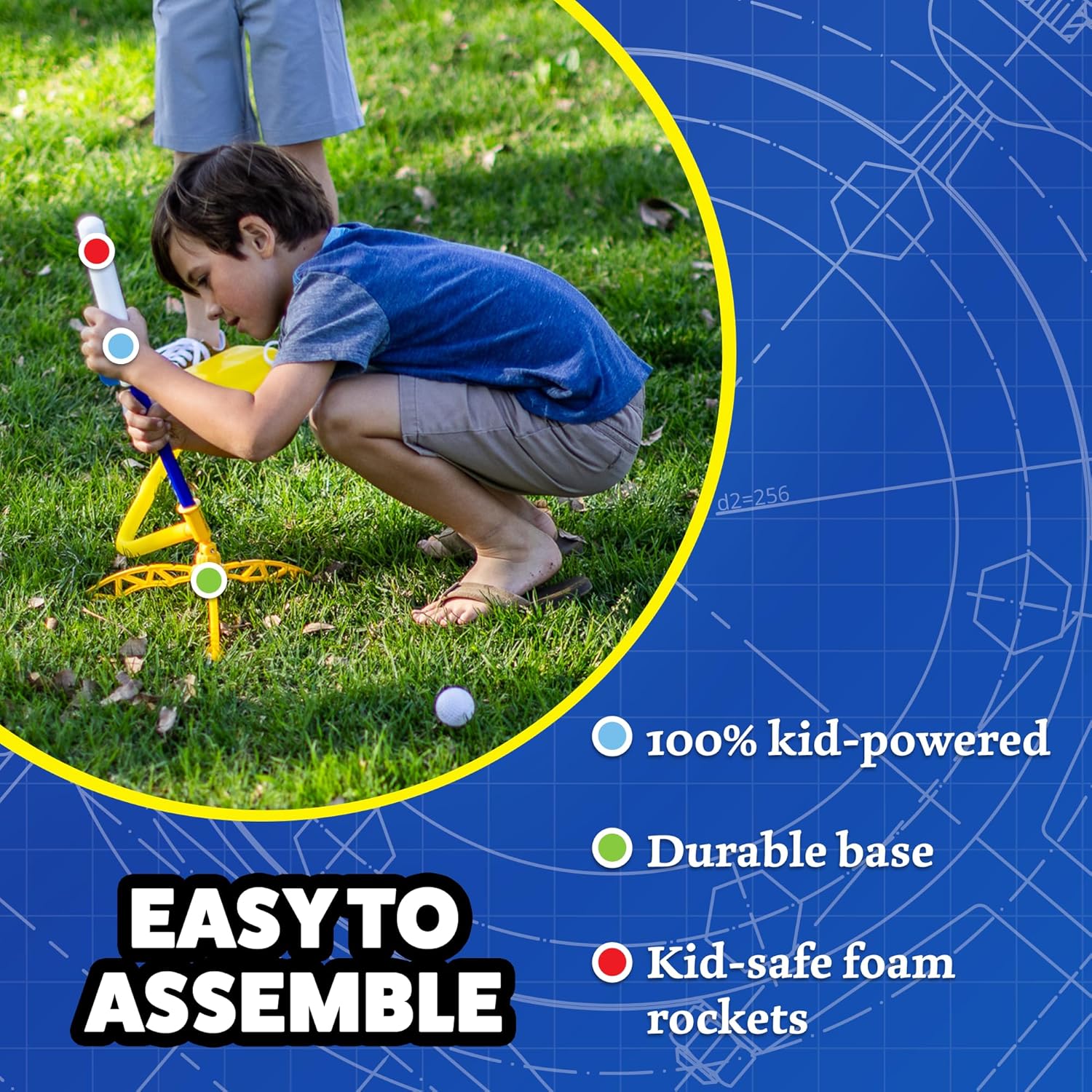 Stomp Rocket Jr Glow