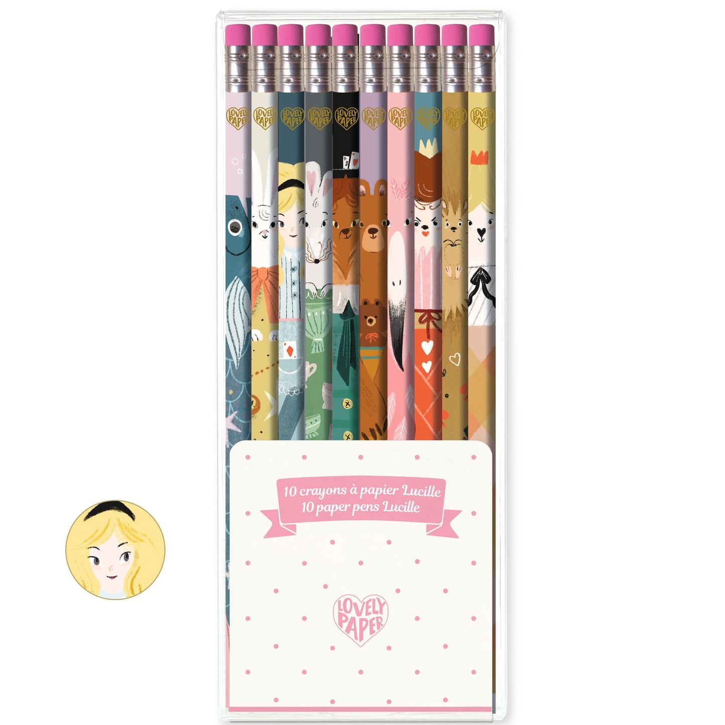 Djeco 10 Lucille Pencils