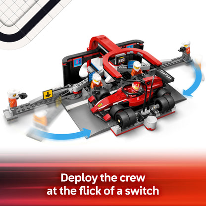 Lego City Formula 1 60443 F1® Pit Stop & Pit Crew with Ferrari Car