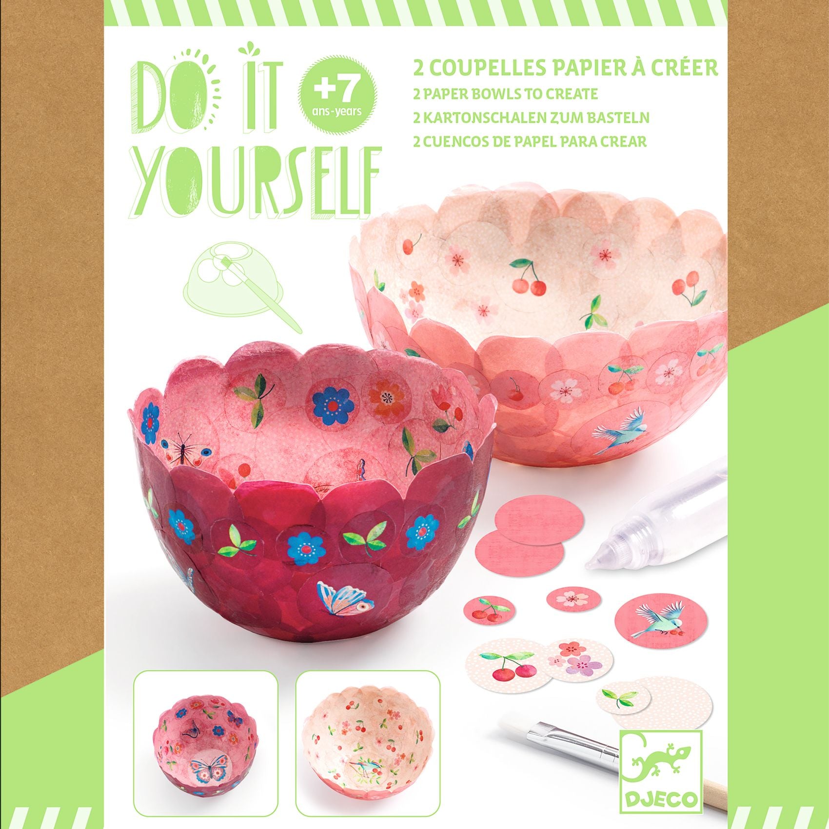 Djeco DIY Paper Bowls To Create In The Air