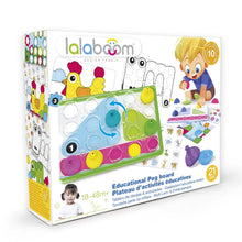 Lalaboom Peg Board With 20 Pcs Beads