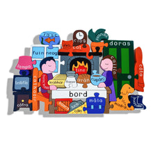 Alphabet Jigsaws At Home Jigsaw as Gaeilge
