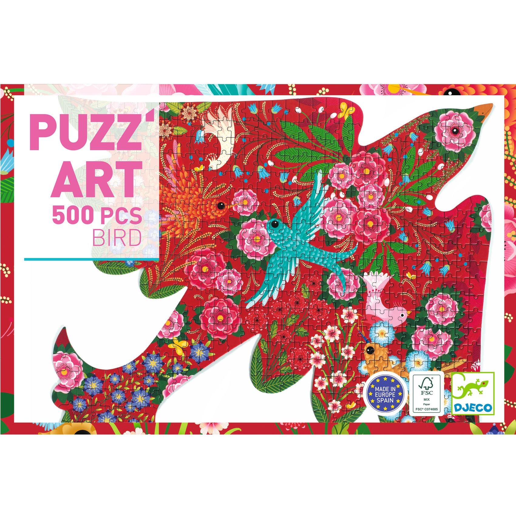 Djeco Bird 500 Pcs Puzz'art Puzzle