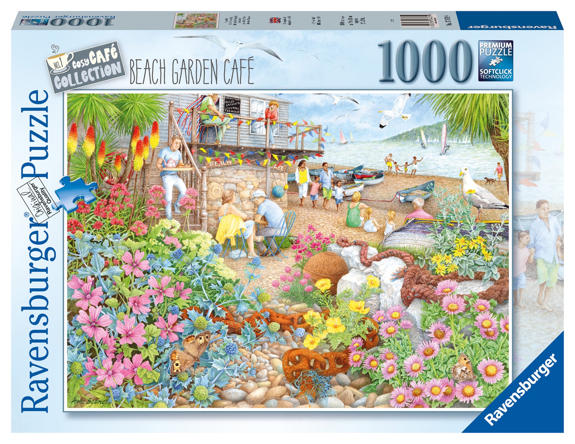 Ravensburger Cosy Café No.1, Beach Garden Café, 1000pc