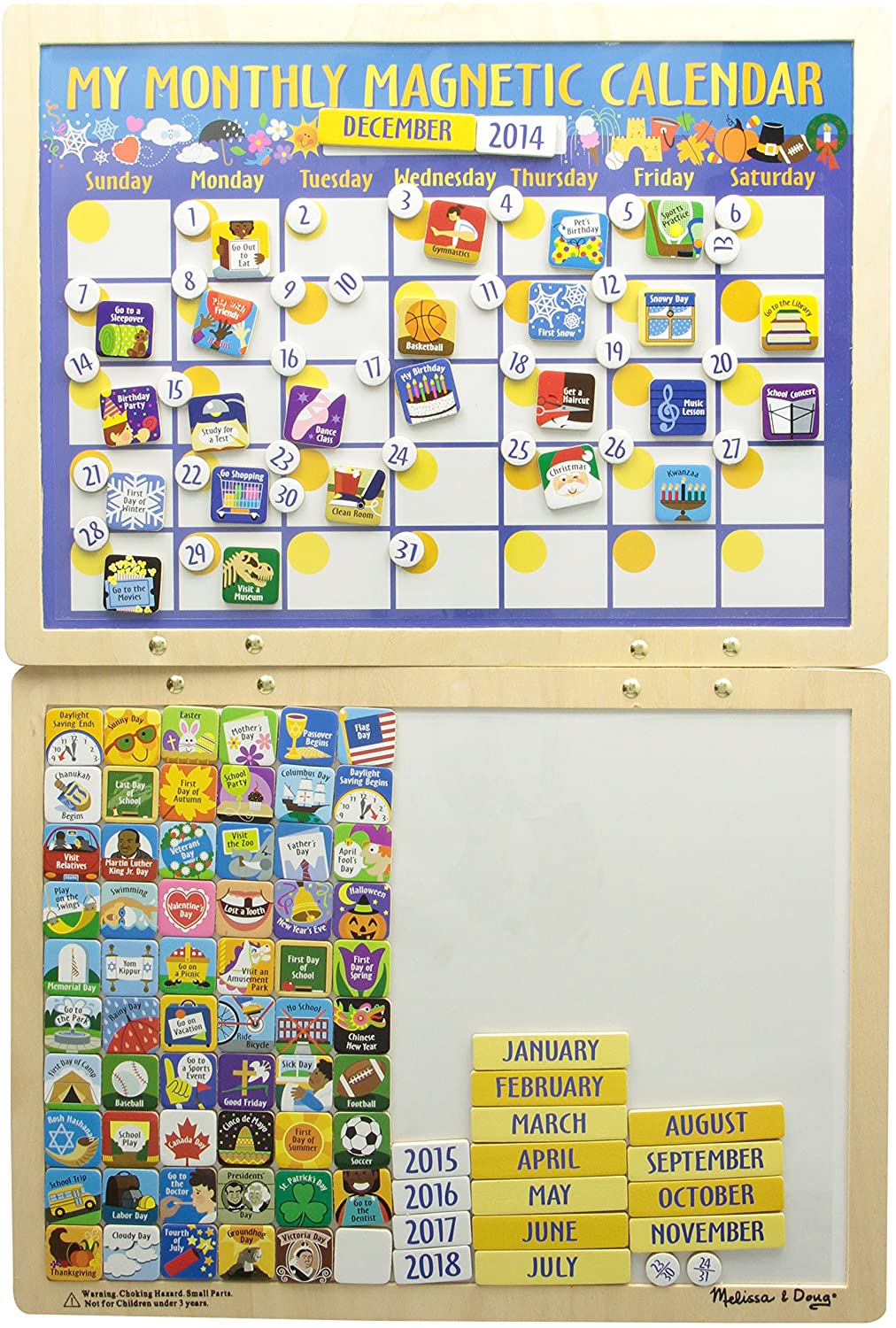 Melissa & Doug My Monthly Magnetic Calendar