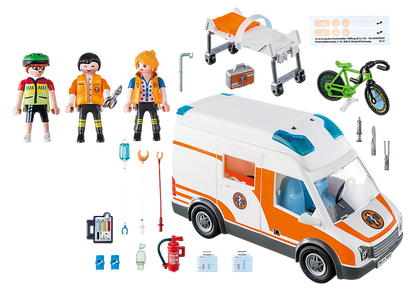 Playmobil 70049 Ambulance with Flashing Lights