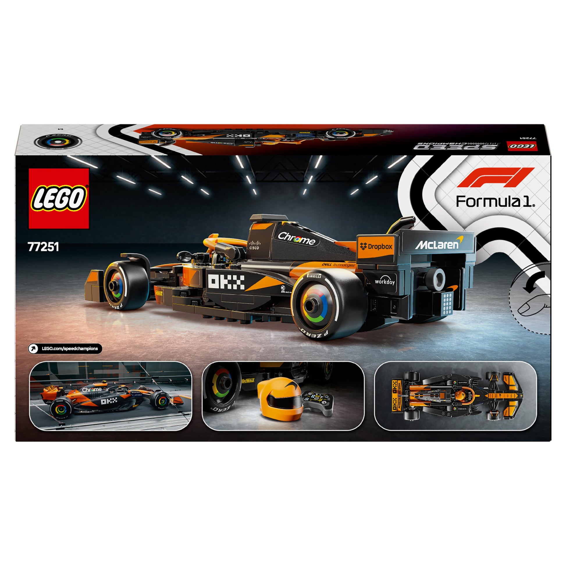 Lego Speed Champions 77251 McLaren F1® Team MCL38 Race Car