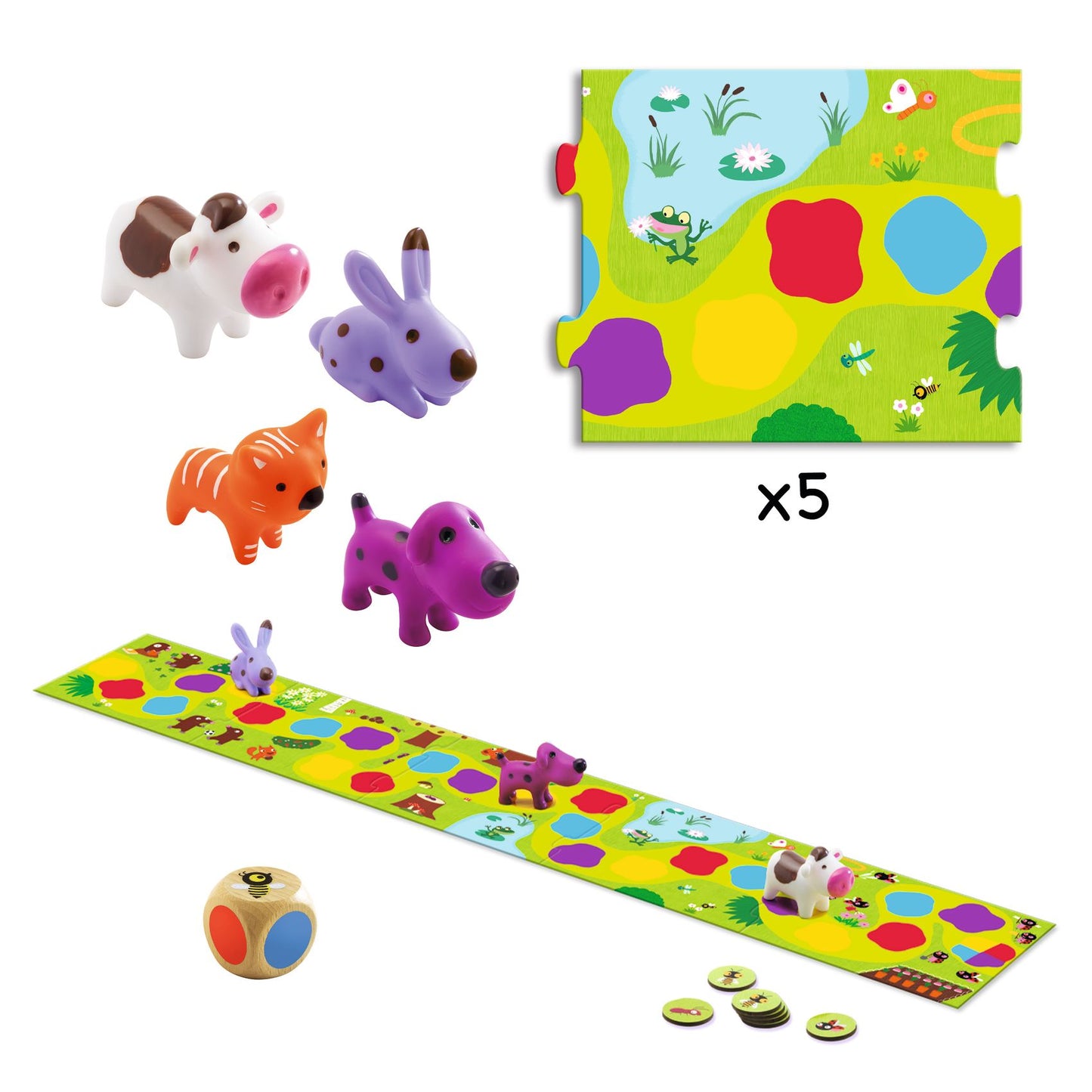 Djeco Little Circuit Colour Recognition Game
