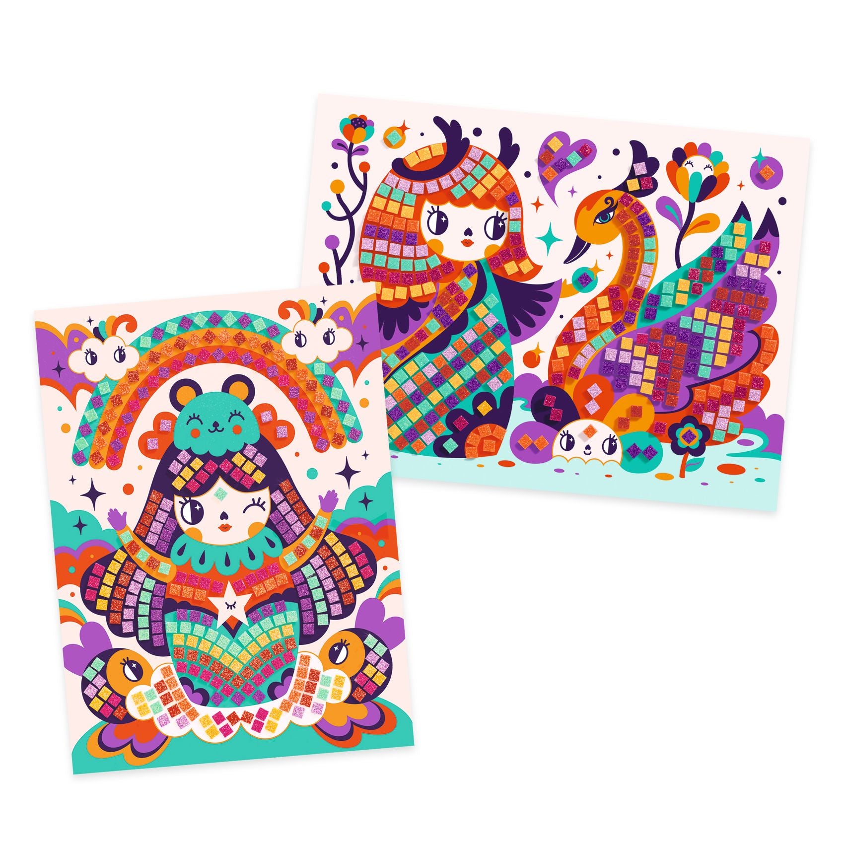 Djeco Kokeshis Mosaics