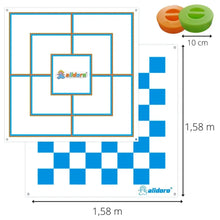 Alldoro XXL Draughts & Mill Game