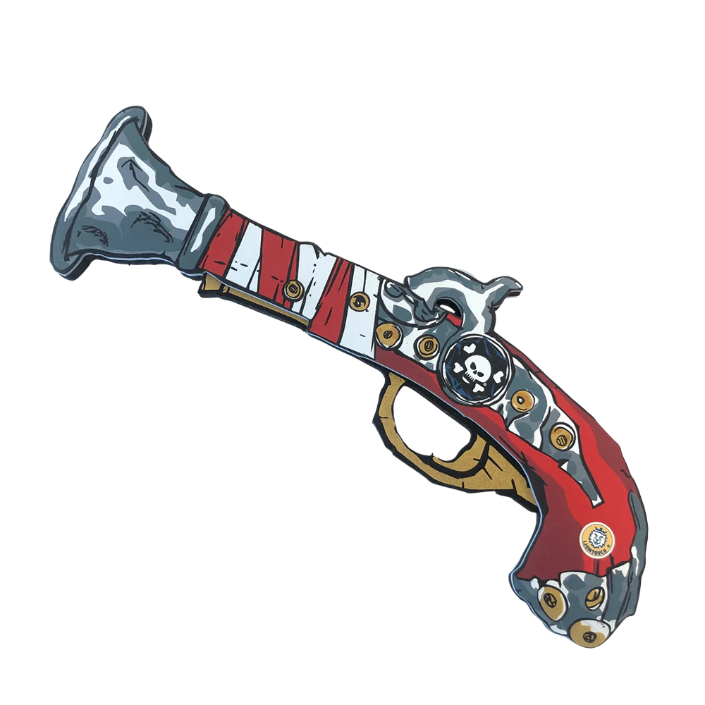 Liontouch Pirate Red Stripe Pistol
