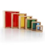 guidecraft Stacking Rainbow Pyramid