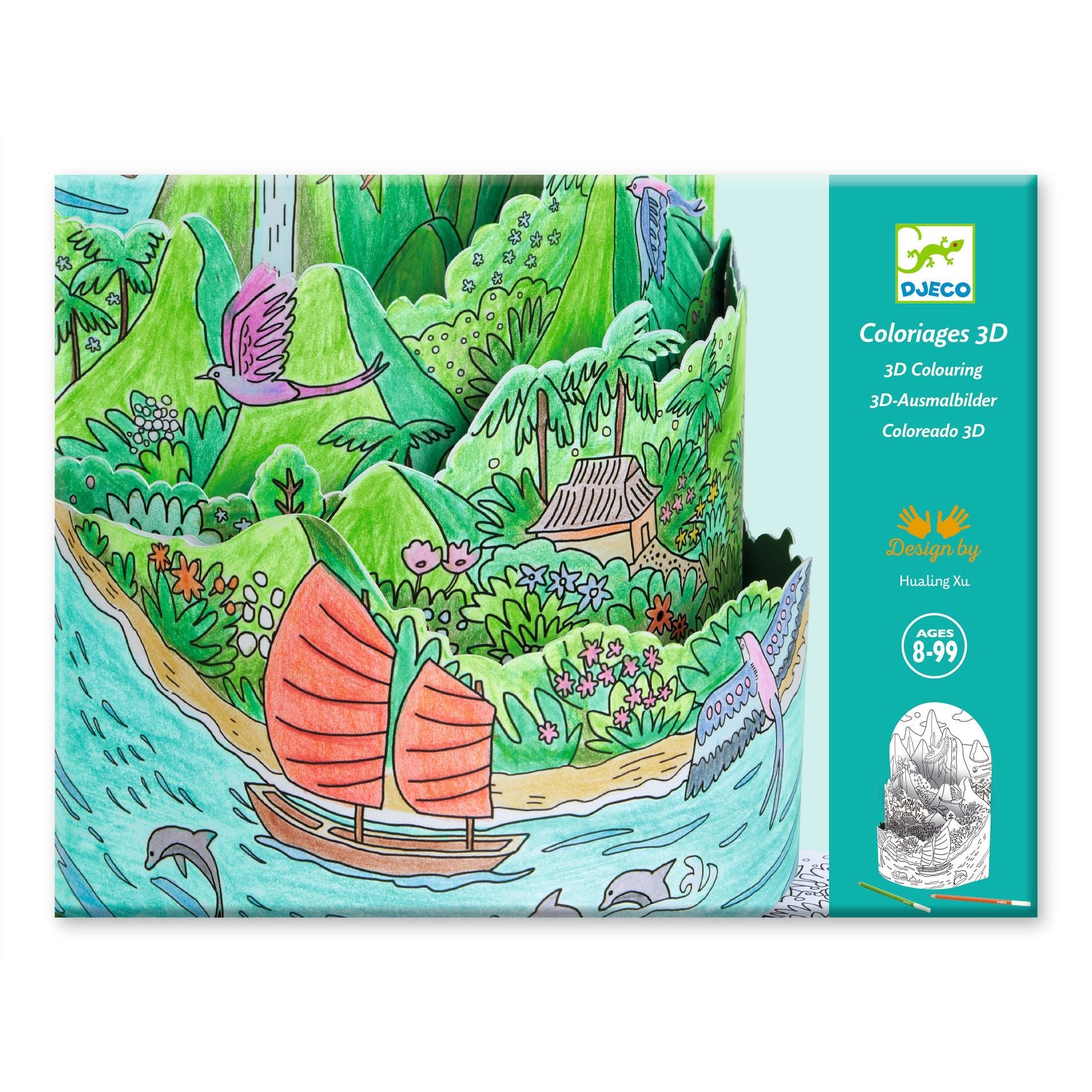 Djeco 3D Colouring On Top… Of My Island