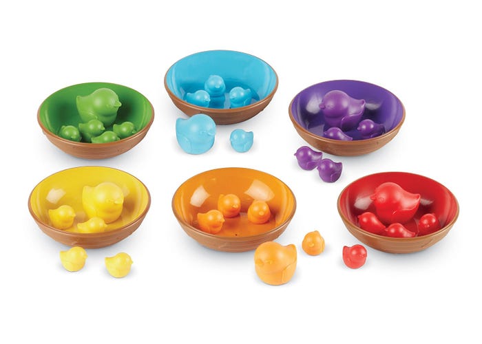 Learning Resources Birds in a Nest Sorting Set