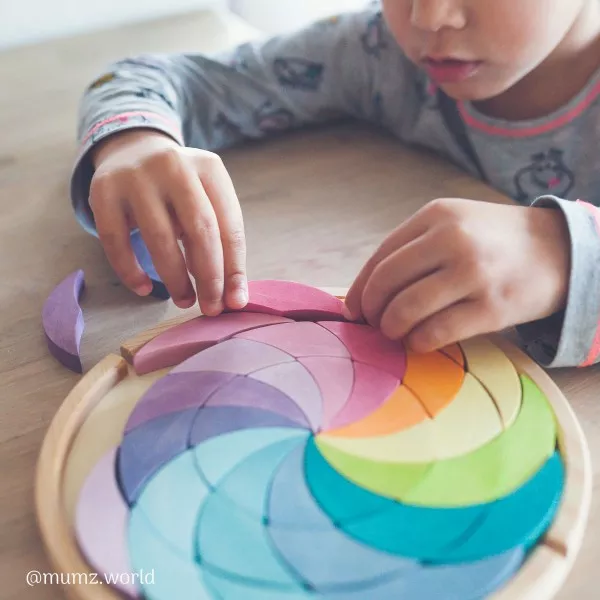 Grimms Building Set Colorwheel Pastel