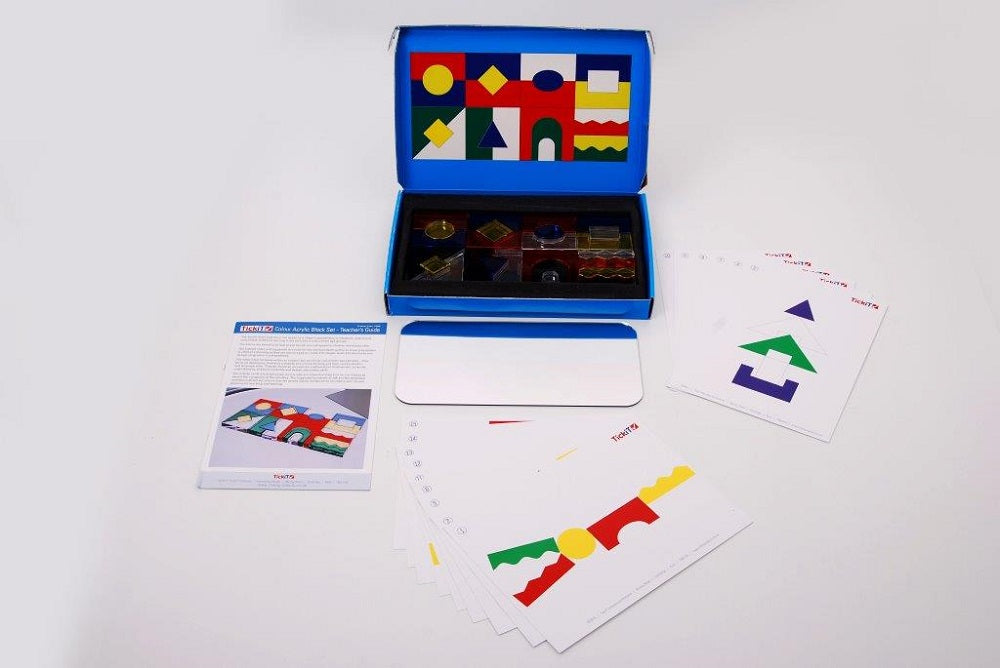TickiT Colour Acrylic Block Set