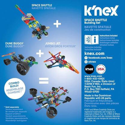 K'nex Classics - Intro Vehicle - 1 Model Space Shuttle Building Set