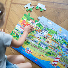BigJigs Transport Town Floor Puzzle