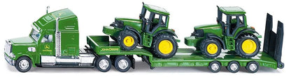 Siku 1:87 JD Low Loader W/2 John Deere Tractors