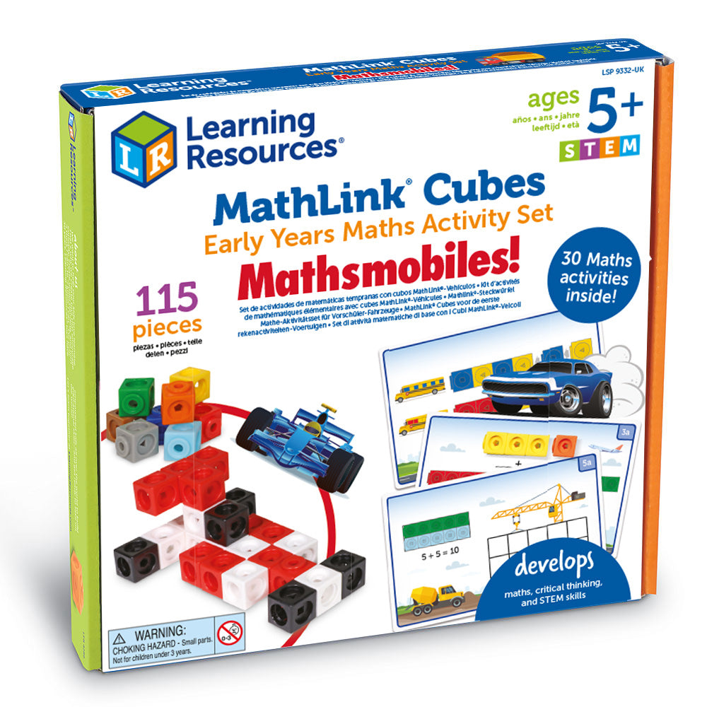 Learning Resources Mathlink® Cubes Early Maths Activity Set - Mathmobiles