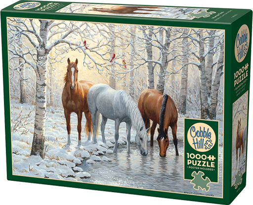 Cobble Hill Puzzles 1000 Pieces Winter Trio