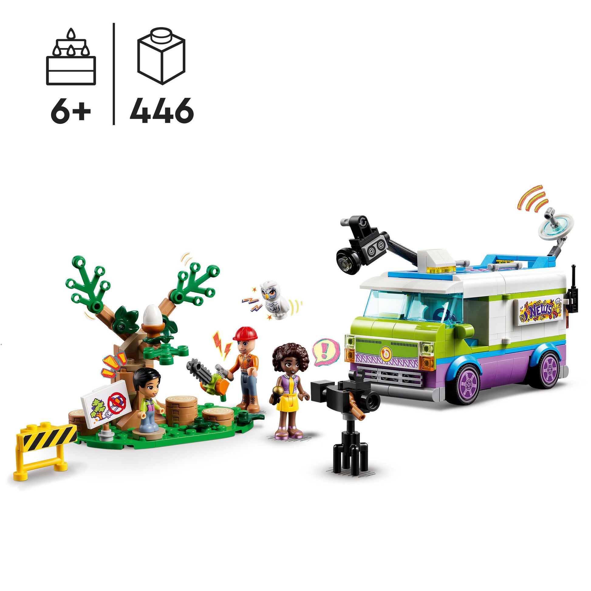Lego Friends 41749 Newsroom Van (F)