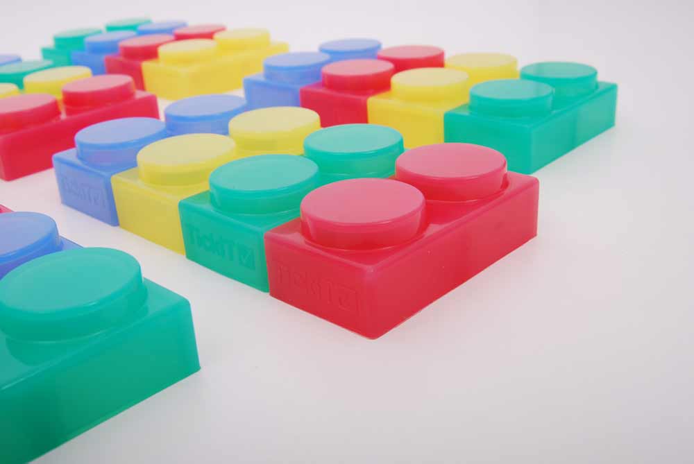 TickiT Silishapes Soft Bricks