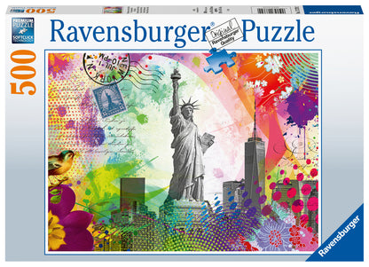 Ravensburger New York Postcard, 500pc