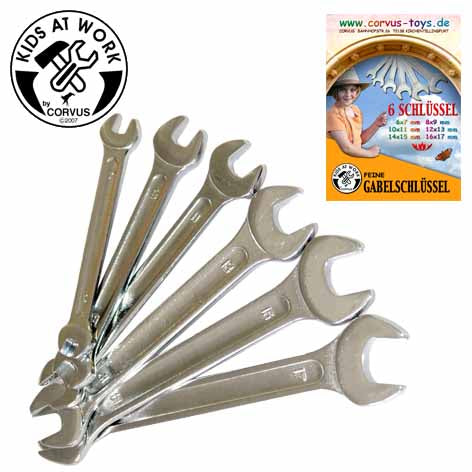 Kids At Work Wrench Set 6-17 mm