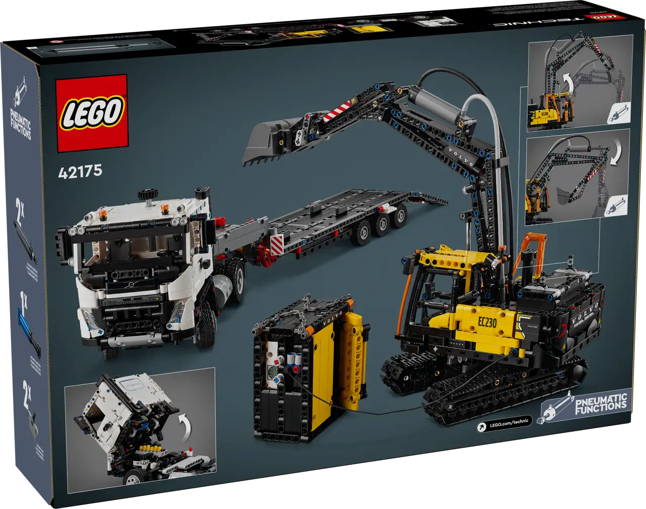 Lego Technic 42175 Volvo FMX Truck & EC230 Electric Excavator