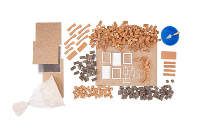 Teifoc Brick Construction Set Villa with Garage