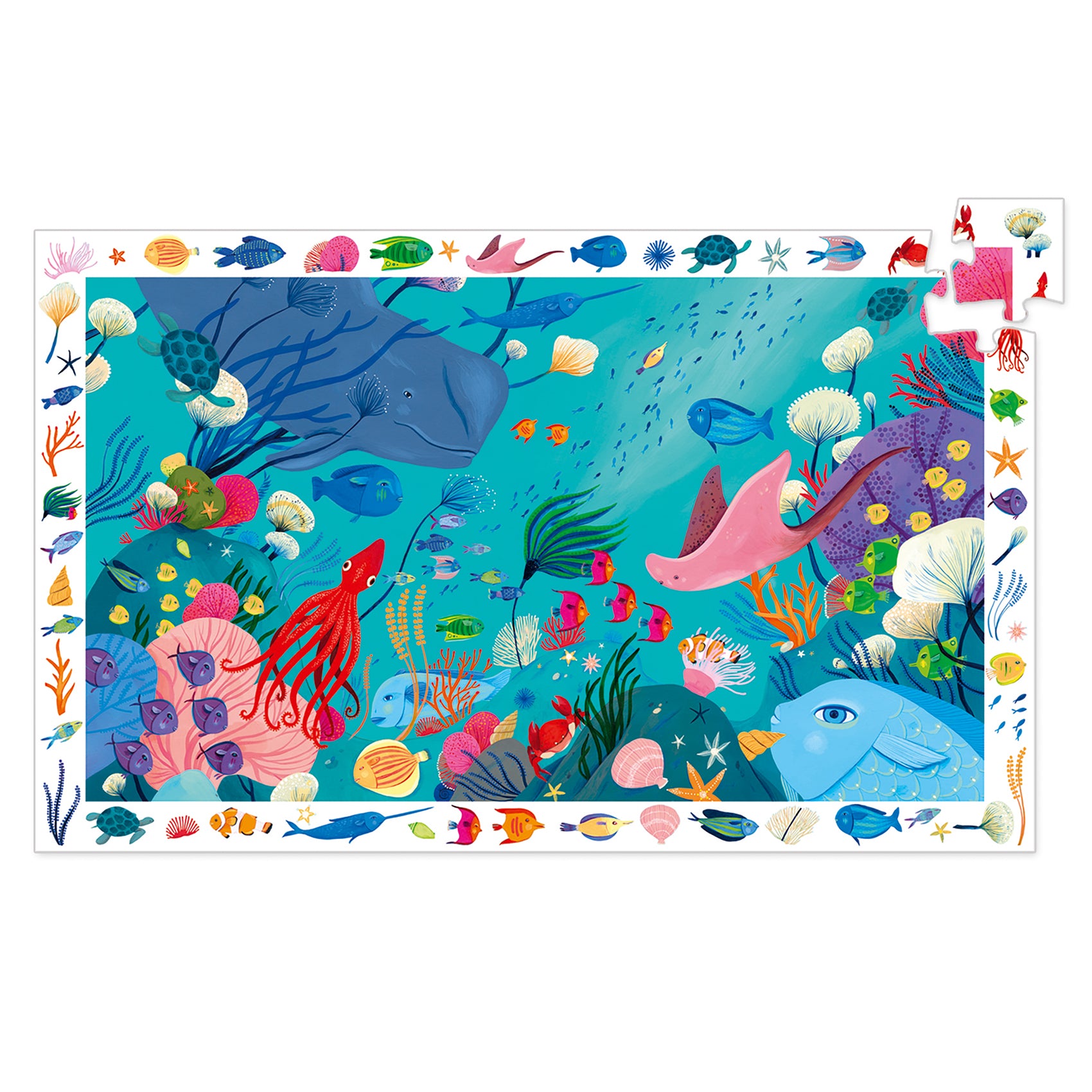 Djeco Aquatic 54 pcs Observation Puzzle