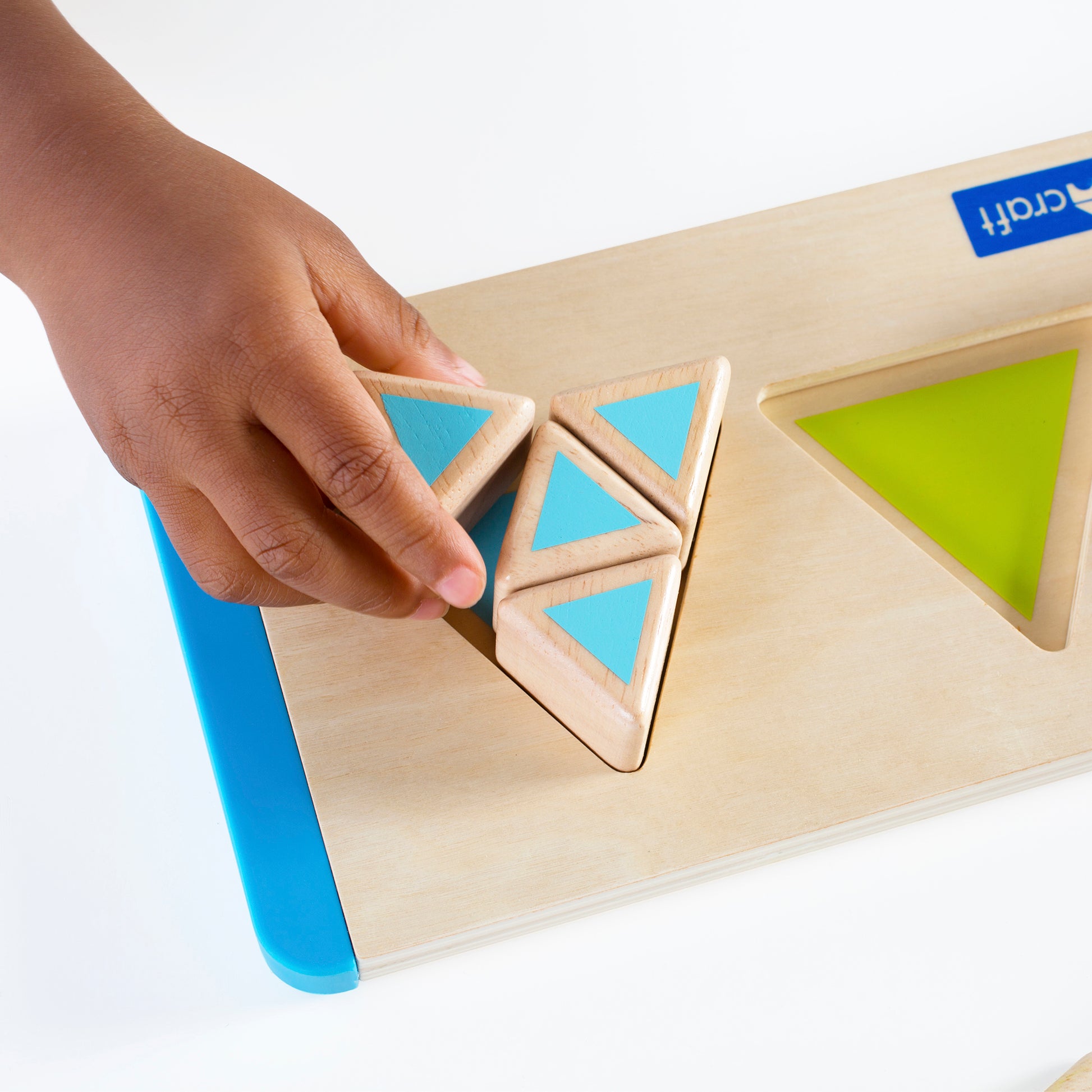 guidecraft Starter Triangle Fractions