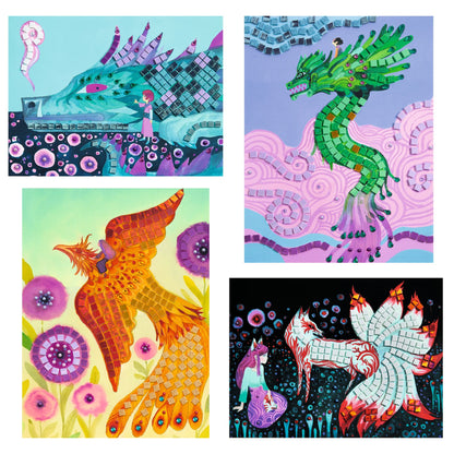 Djeco Mosaics Mythical Creatures