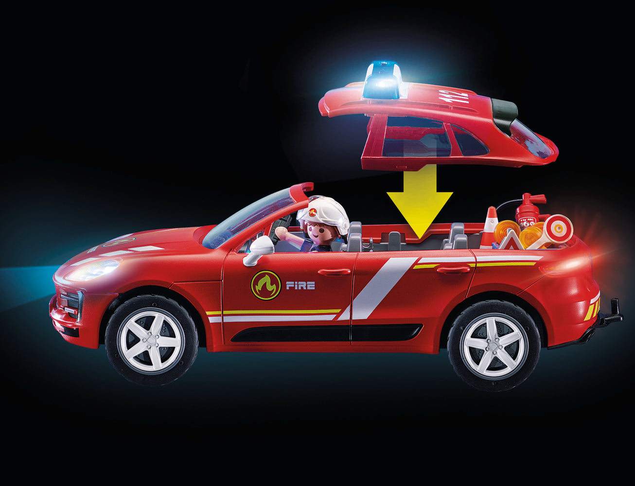 Playmobil 70277 Porsche Macan S Fire Brigade