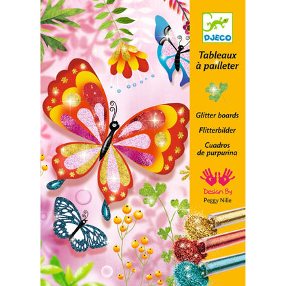 Djeco Glitter Boards Glitter Butterflies